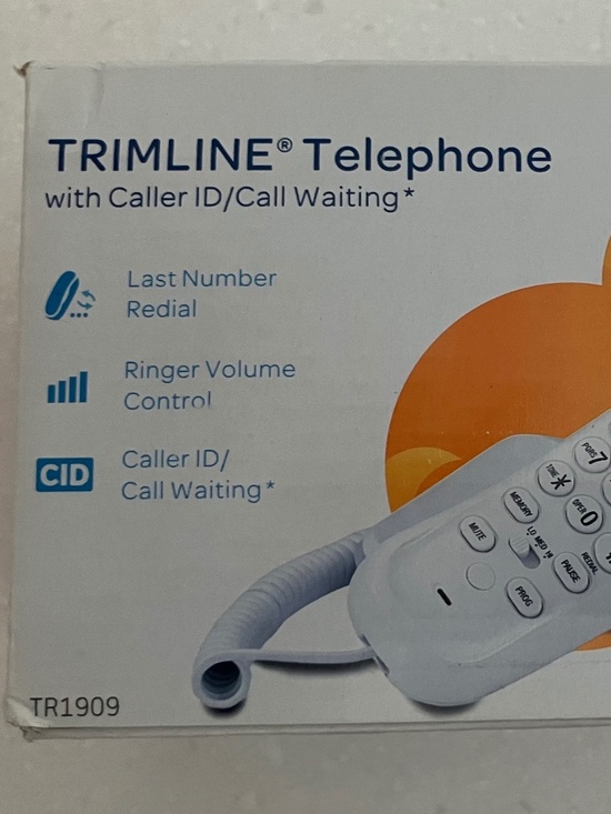 Trimline AT+T Other - New in Box - AT+T Trimline Telephone w/ caller ID #TR1909